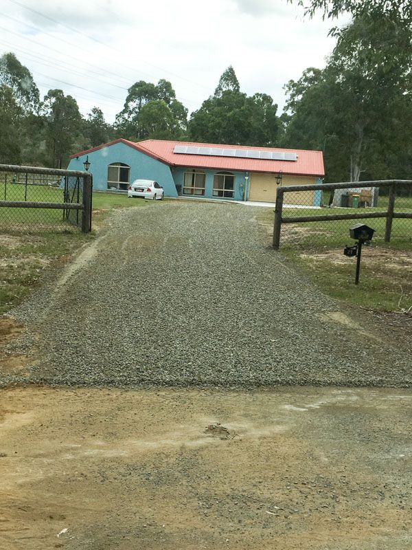 Gravel driveway