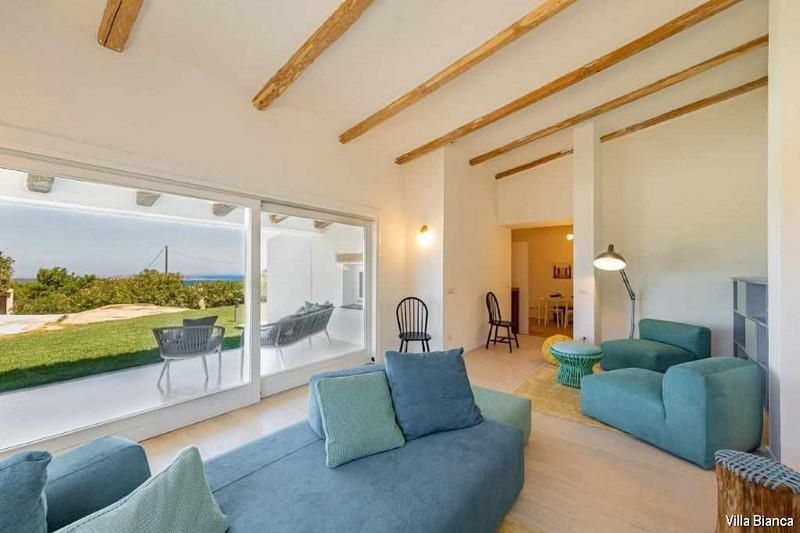 soggiorno della villa per le vacanze