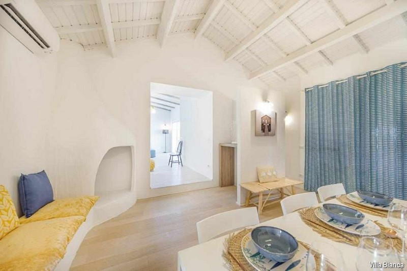 sala da pranzo della villa per le vacanze