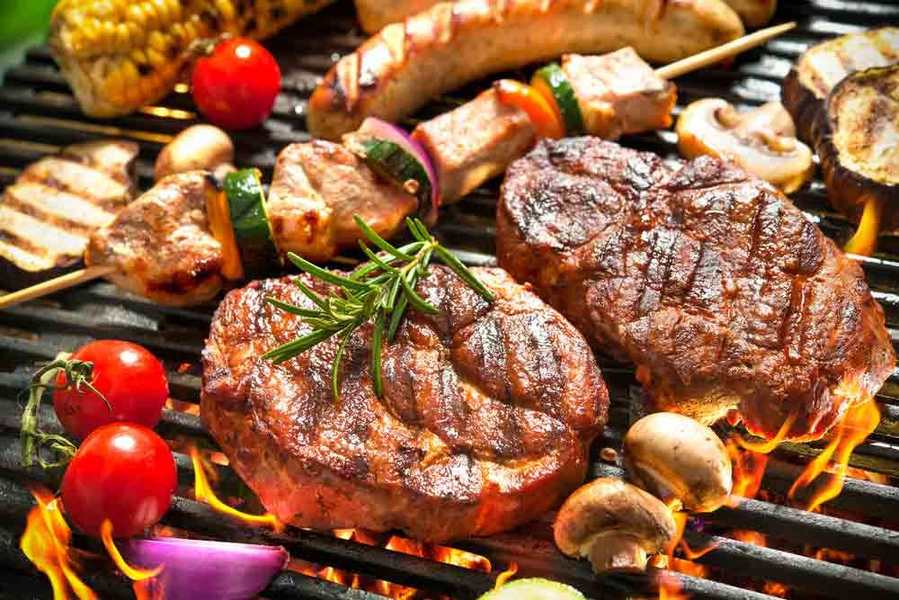 Delicious Grilled Streak With Vegetables, Dubbo NSW