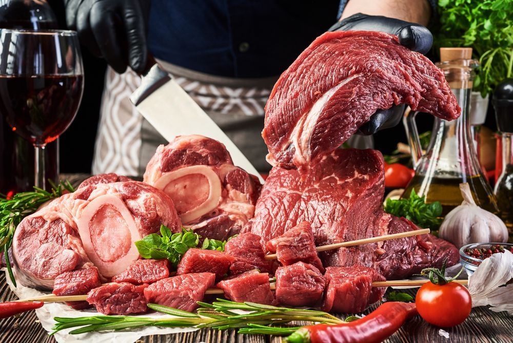 Shows a large piece of fresh meat — Wholesale Butchery in Walgett, NSW