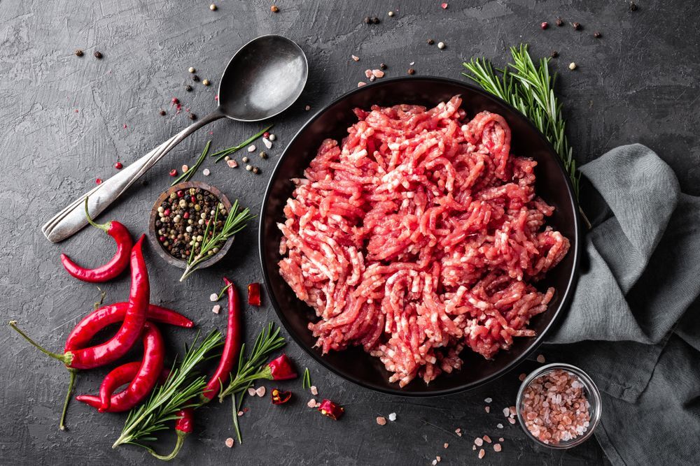Ground meat with ingredients — Wholesale Butchery in Bourke, NSW