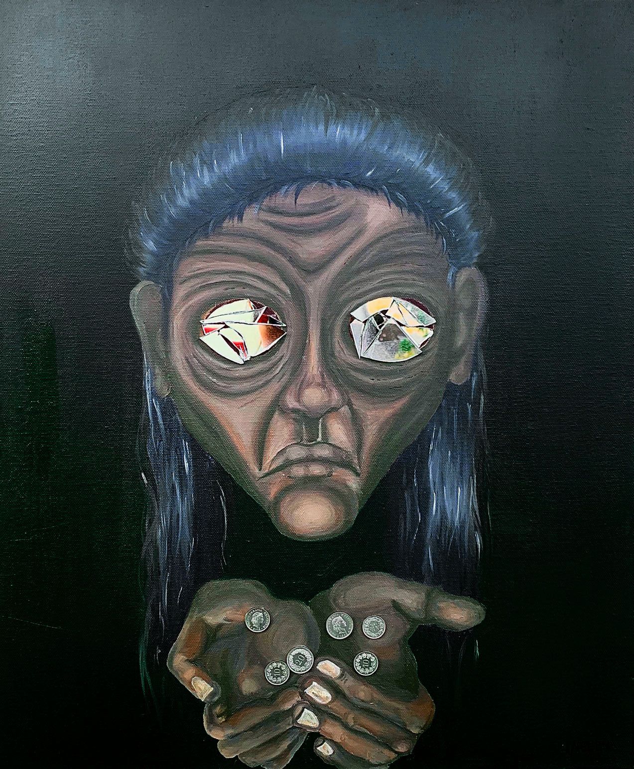 Oil Painting, part of the Matura Thesis 2020, called 