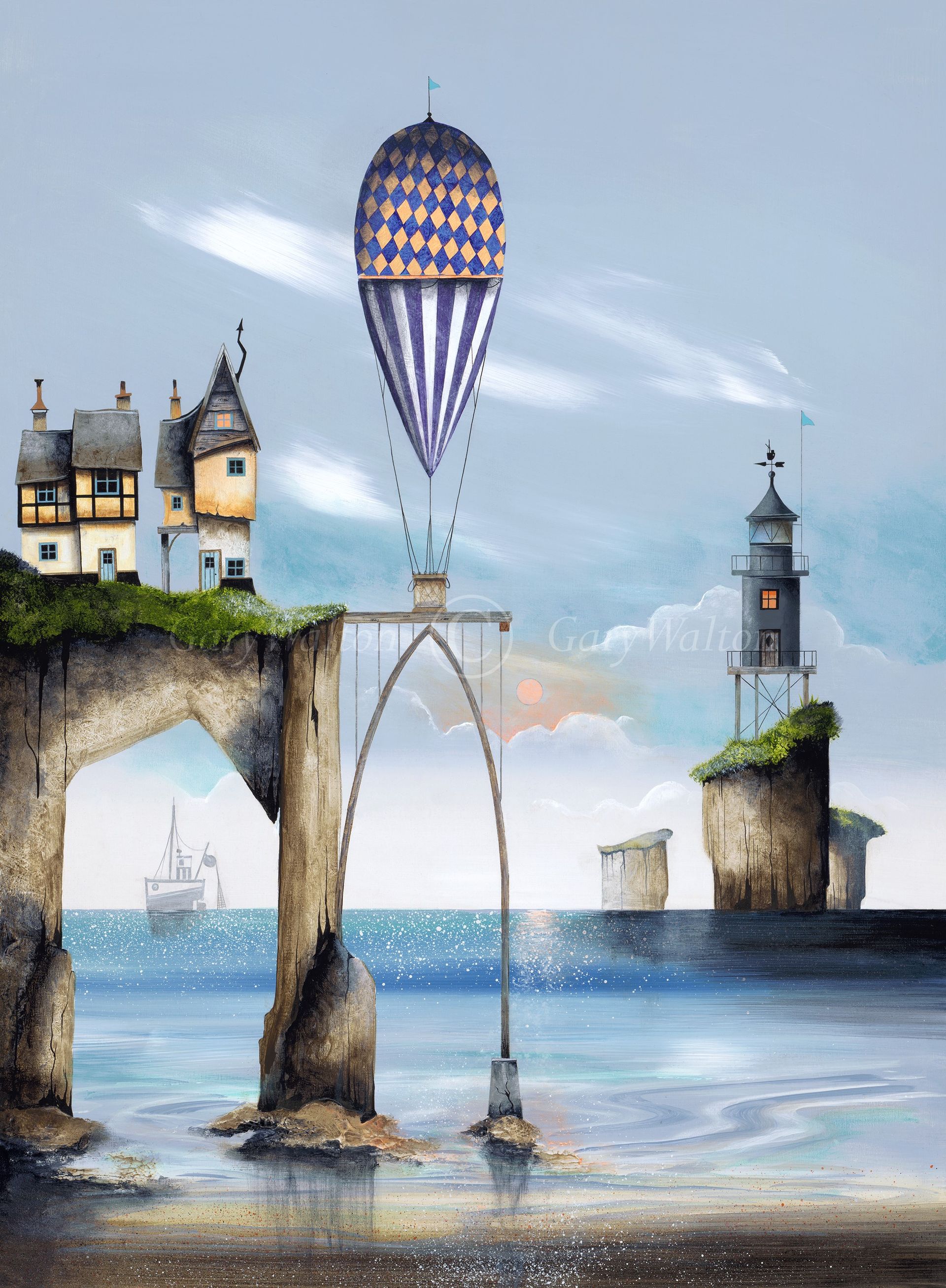 Balloon Cottages II - Gary Walton