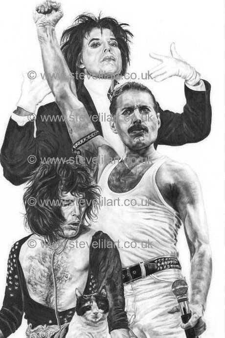 Freddie Mercury And Delilah - Steve Lilly