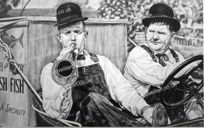 Laurel & Hardy Fresh Fish - Steve Lilly