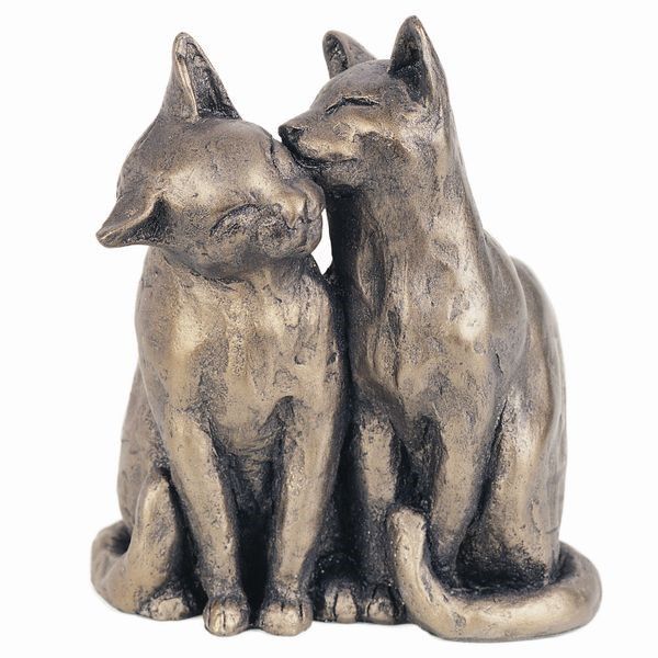 Yum Yum and Friend - Bronze Resin Sculpture - Paul Jenkins