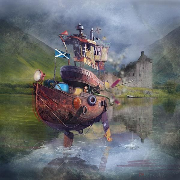 Fishing Boat - Matylda Konecka