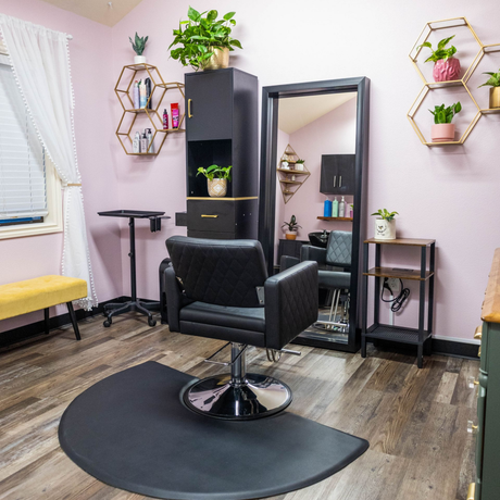 Decorated suite at Executive Beauty Suites