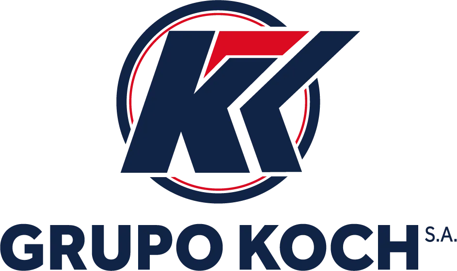 Logotipo do Grupo Koch SA, apresentando um monograma 