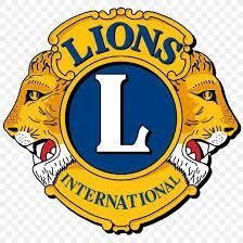 The lions international logo has two lions ' heads in a circle.