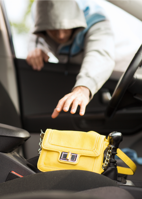 Theft Trying to Steal Belongs in The Car