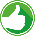 Thumbs Up Icon — Apple Creek, OH — Country Fresh Carpet Cleaning LLC