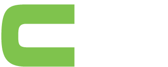 A green letter c on a white background.