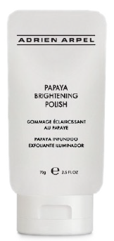 White skincare tube with black text on a light background