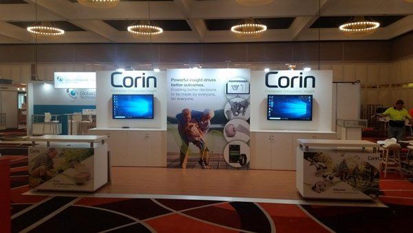 Corin exhibit — Welshpool, WA — Advans Exhibition Services