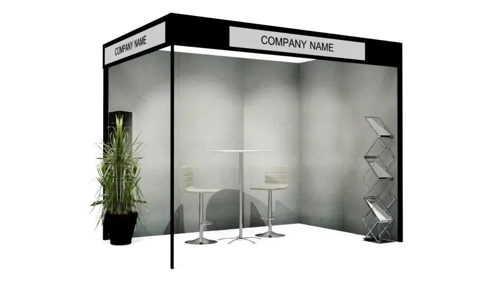 Flush panel shell scheme — Welshpool, WA — Advans Exhibition Services