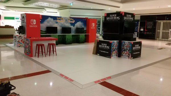 Nintendo exhibit — Welshpool, WA — Advans Exhibition Services