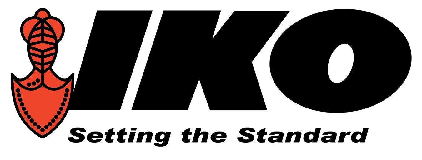 Un logo noir et rouge pour iko qui établit la norme