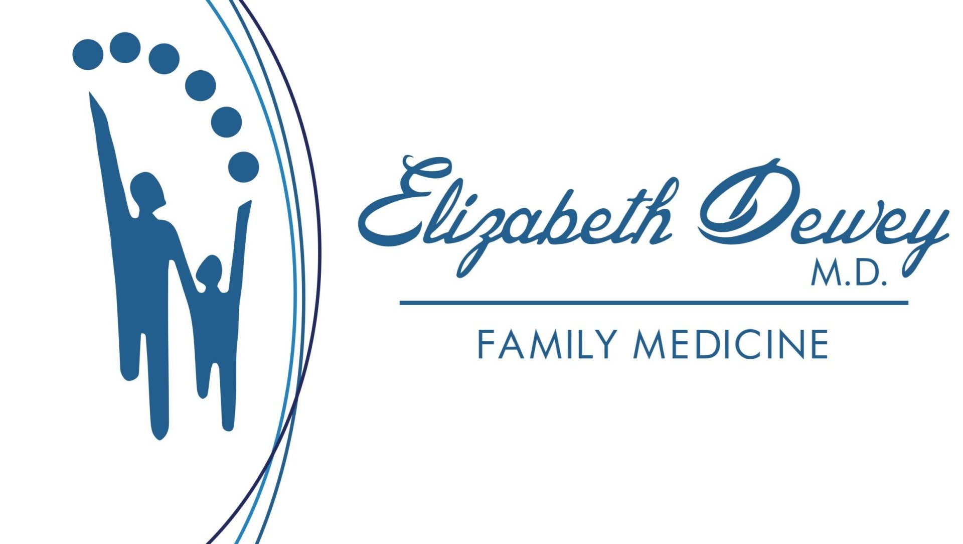 The logo for elizabeth dewey m.d. family medicine