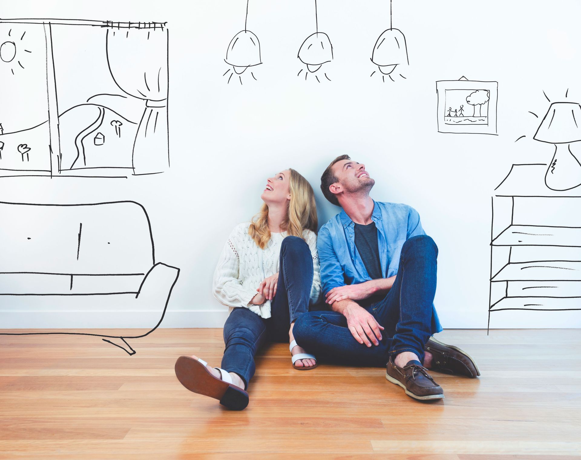 Couple Dreaming of Their New House — Glenmore Park, NSW — Advanced Building Design