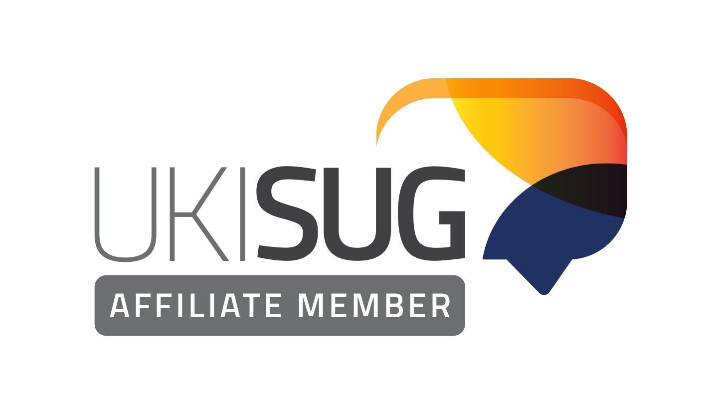 UKISUG affiliate member logo with orange, blue, and gray abstract icon