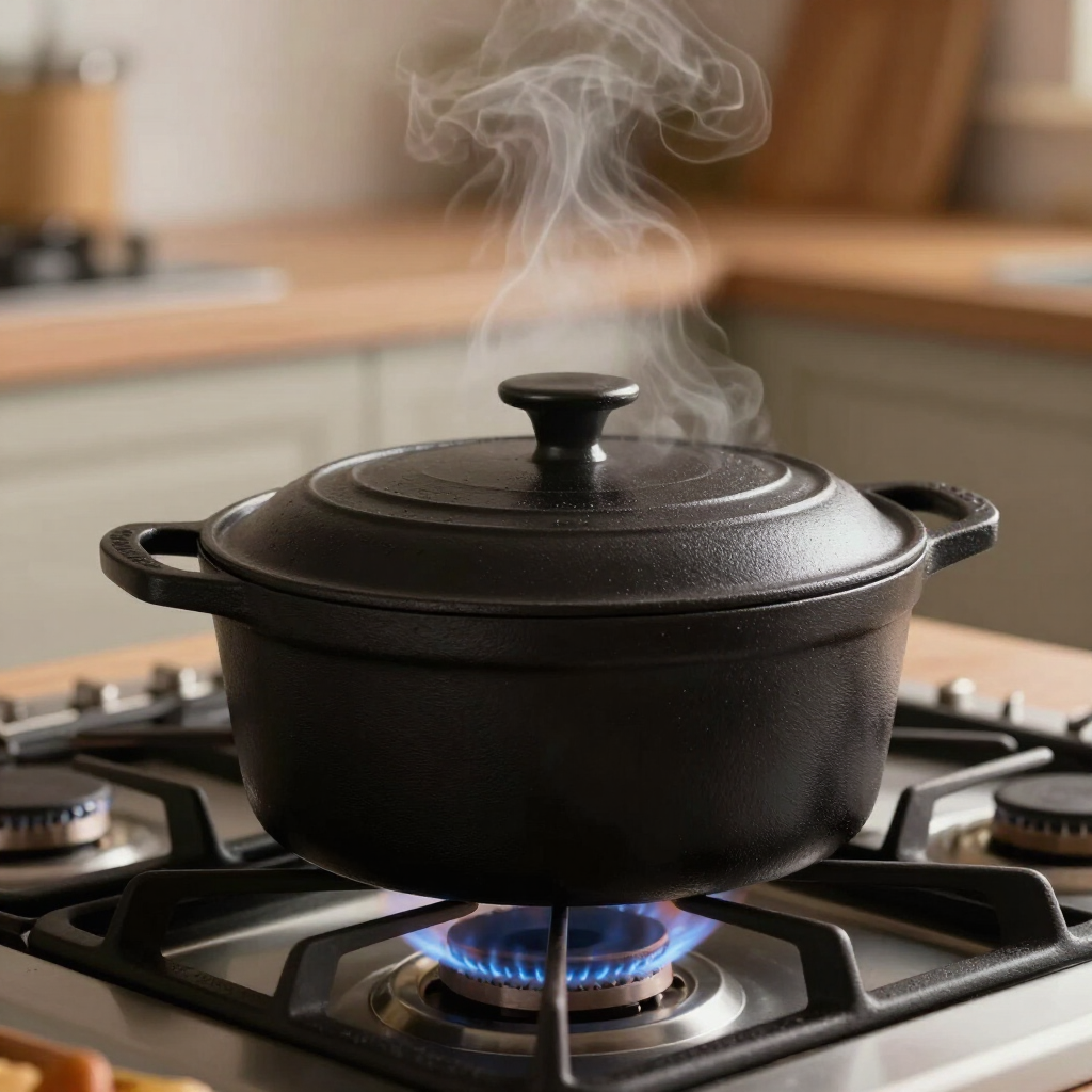 Staub Cast Iron Cocotte 5.5 Qt