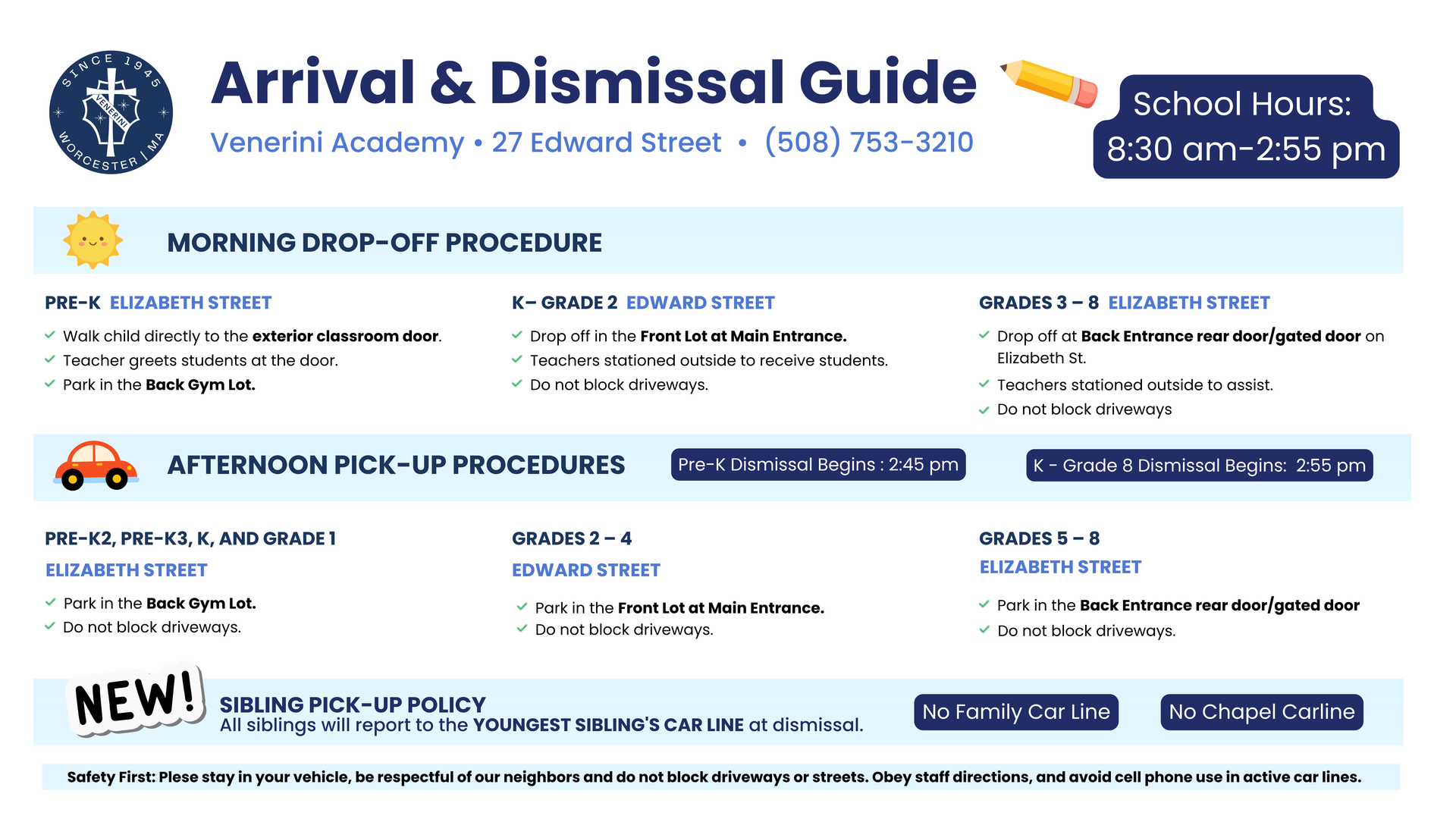 Arrival and Dismissal Guide 2027-2027