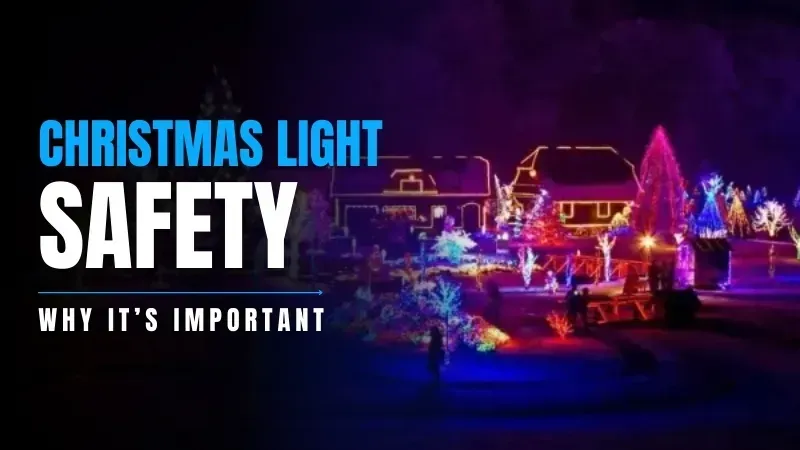 A display of Christmas lights.