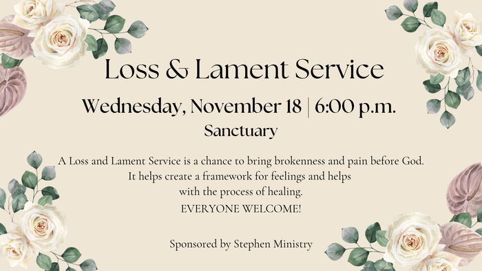 Loss & Lament - Covenant Presbyterian Church