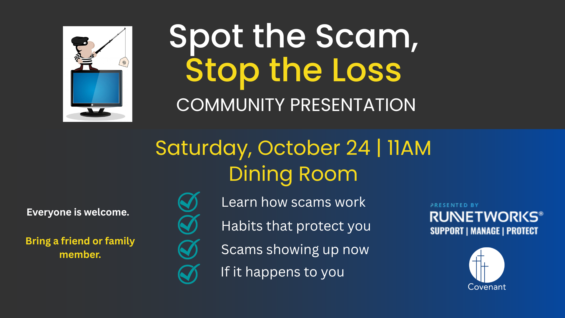 Spot the Scam seminar - Covenant