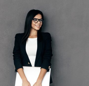 librarian with glasses