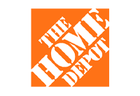 Home Depot logo: White text