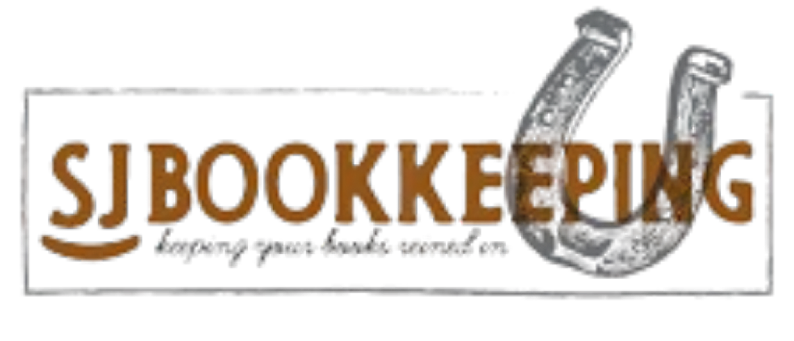 SJ Bookkeeping LLC Logo for SJ Bookkeeping with a horseshoe and text