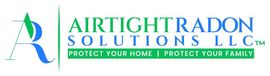 A logo for Airtight Radon Solutions LLC