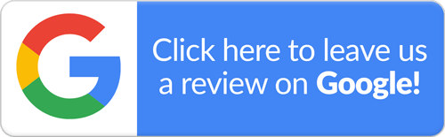 Google logo next to “Click here to leave us a review on Google!” button text