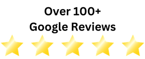 Over 100+ Google reviews with five gold stars