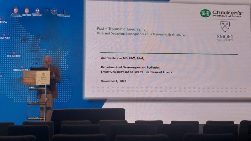 a session on Neurotrauma with Professor Tariq Khan.