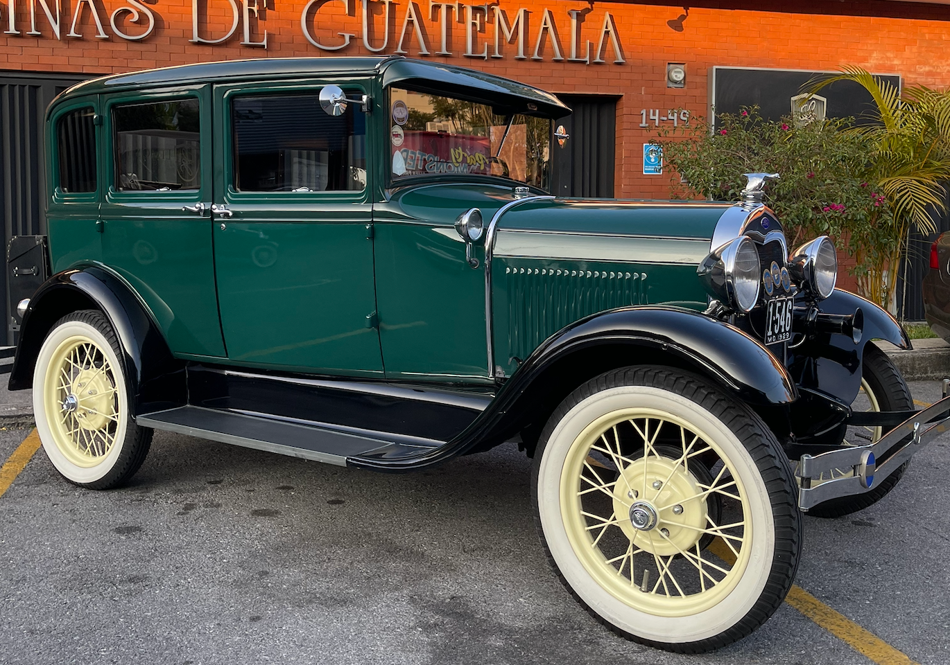 Ford Model A 1929 capota dura para bodas en Guatemala