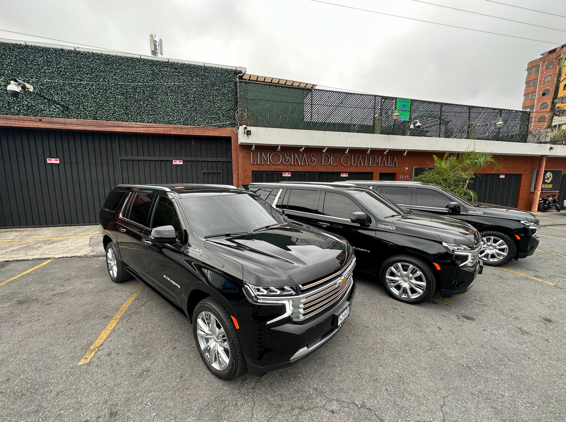 Chevrolet Suburban High Country blindada nivel 7 para transporte VIP en Guatemala