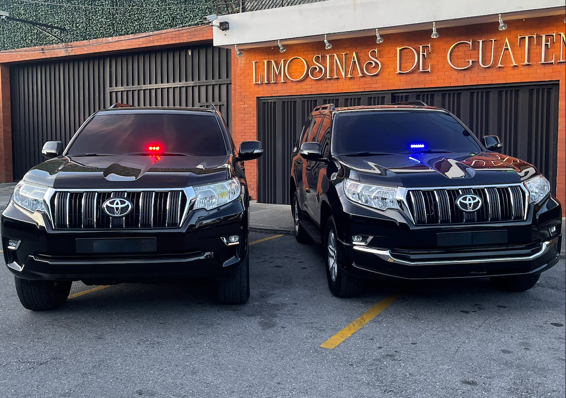 Toyota Prado blindada nivel 7 para transporte seguro en Guatemala