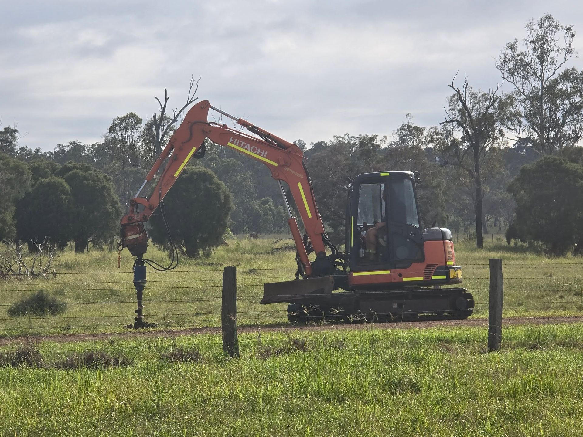 Hole drilling and pier boring