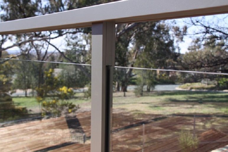 Glass handrail Canberra