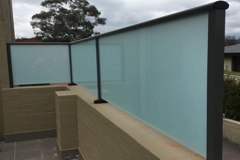 Glass handrail Canberra