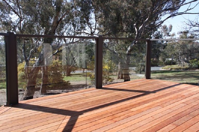 Glass handrail Canberra