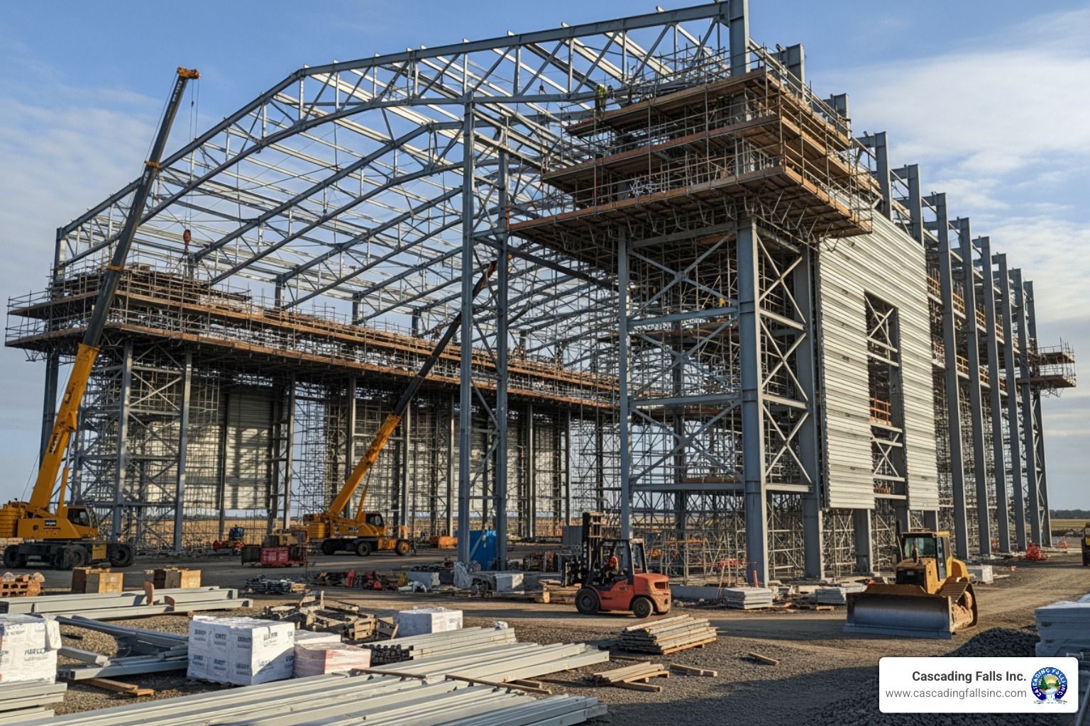 aircraft hangar construction