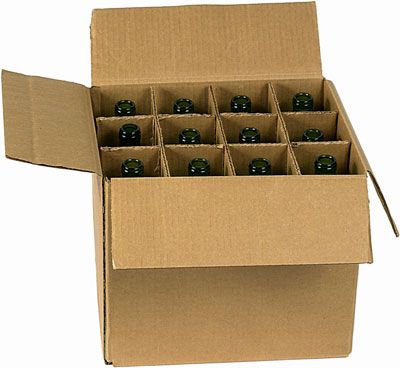 embalaje con cajas de cartón
