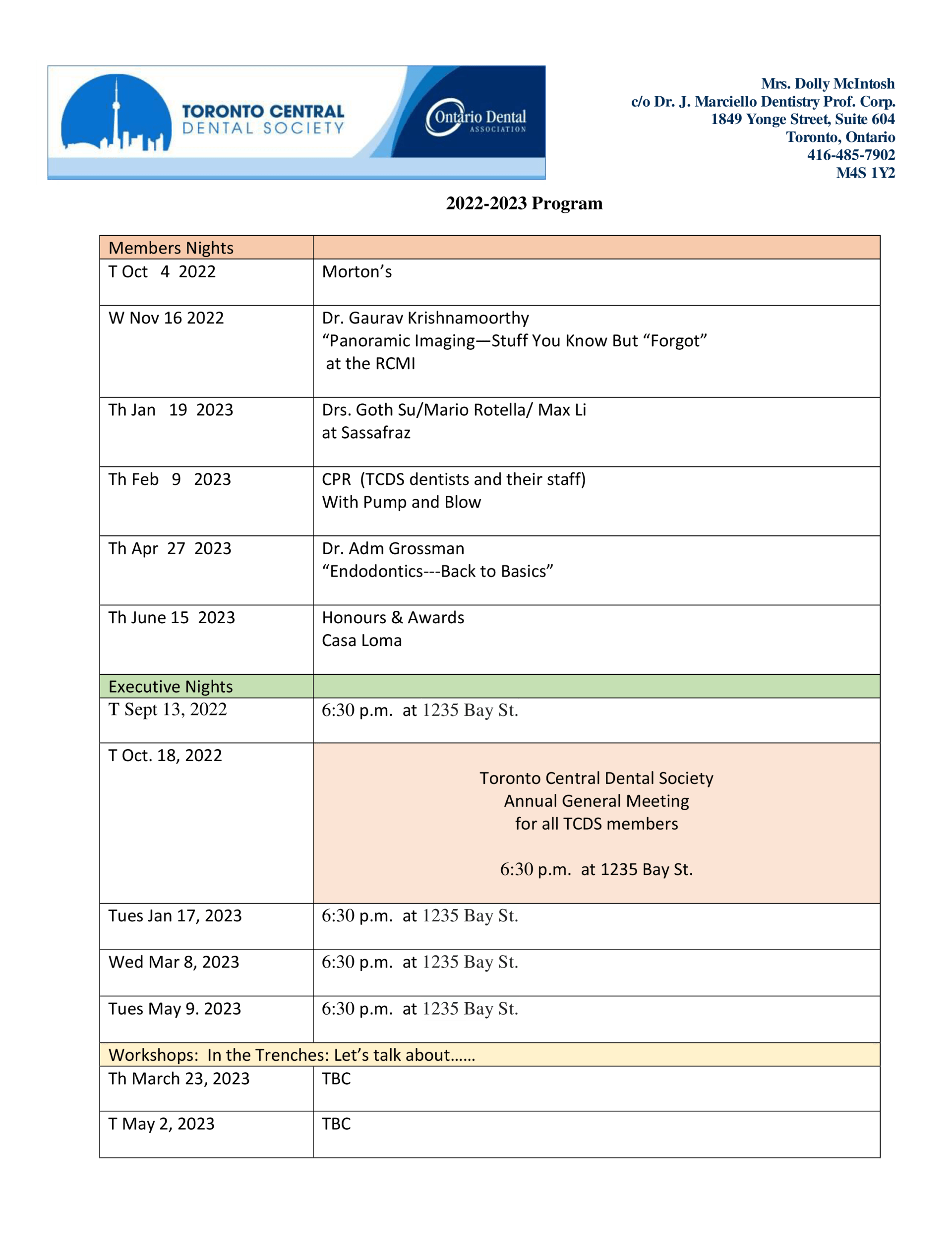 Toronto Academy of Dentistry Toronto Academy of Dentistry
