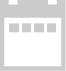Kalendersymbol, grau mit weißen Details.