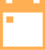 Oranges Kalendersymbol.
